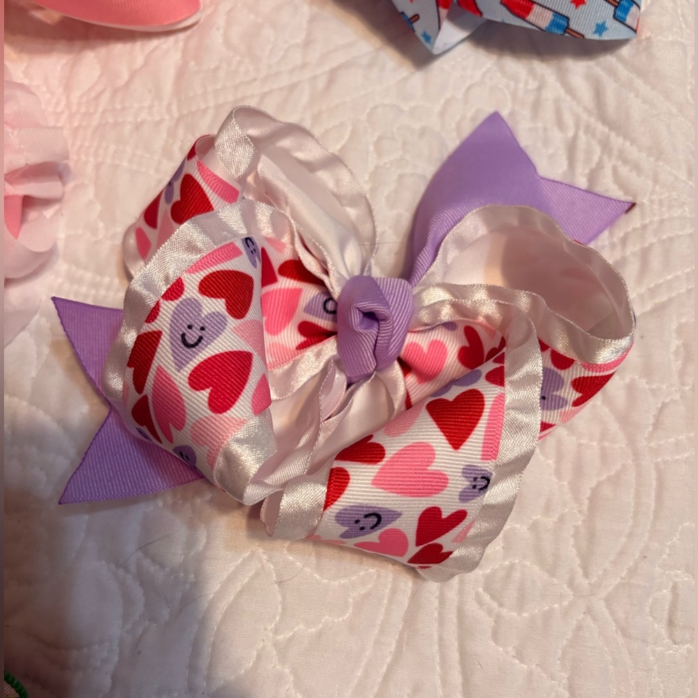 Seasonal Hairbow Bundle with Alligator Clips - Picture 3 of 11